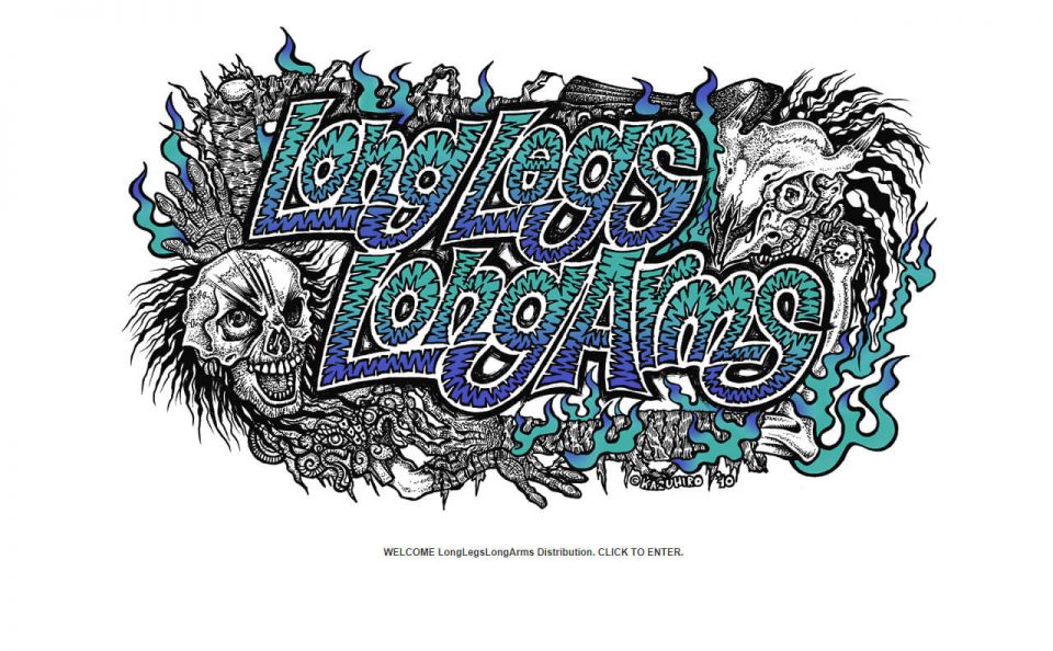 LongLegsLongArms Distribution -3LA-のWEBデザイン