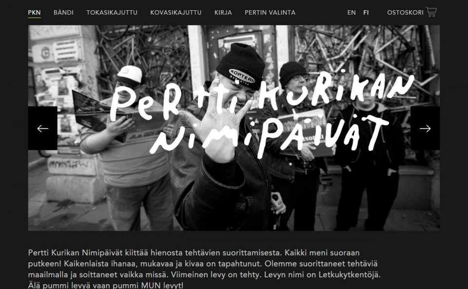 Pertti Kurikan Nimipäivät ‹ PKNのWEBデザイン
