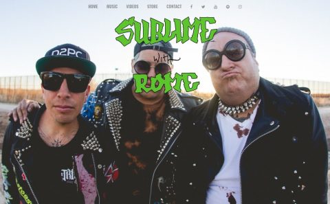 Sublime With RomeのWEBデザイン