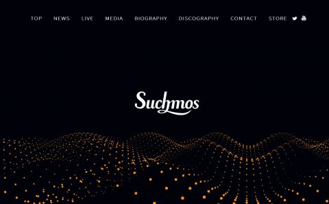 Suchmos | OFFICIALHPのWEBデザイン