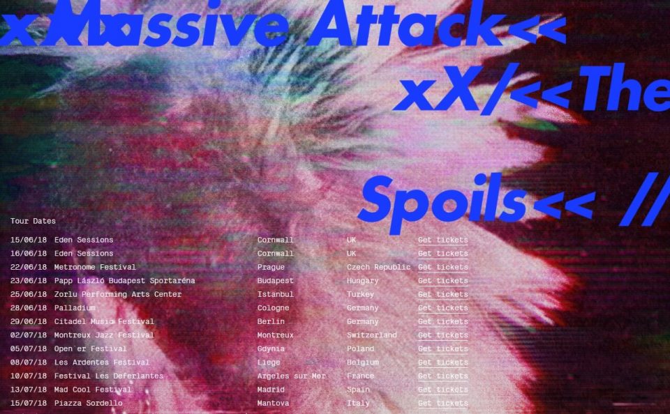 Home – Massive AttackのWEBデザイン