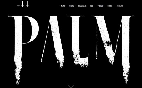 PALM Official WebsiteのWEBデザイン