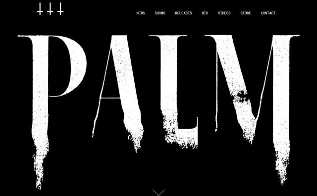PALM Official WebsiteのWEBデザイン