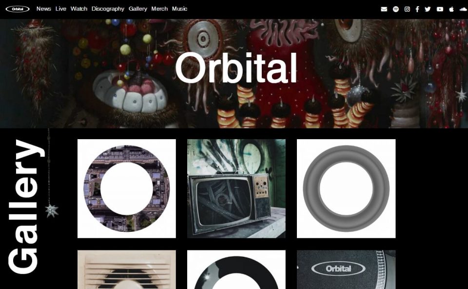 Homepage – OrbitalのWEBデザイン
