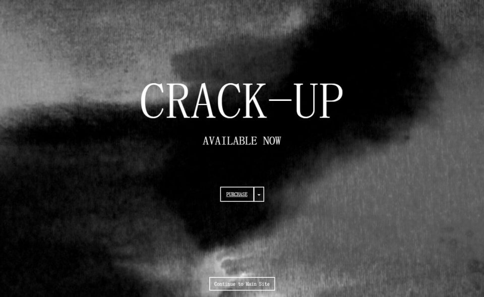 Crack-Up | Available Now – Fleet FoxesのWEBデザイン