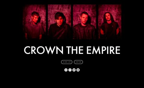 Crown The EmpireのWEBデザイン