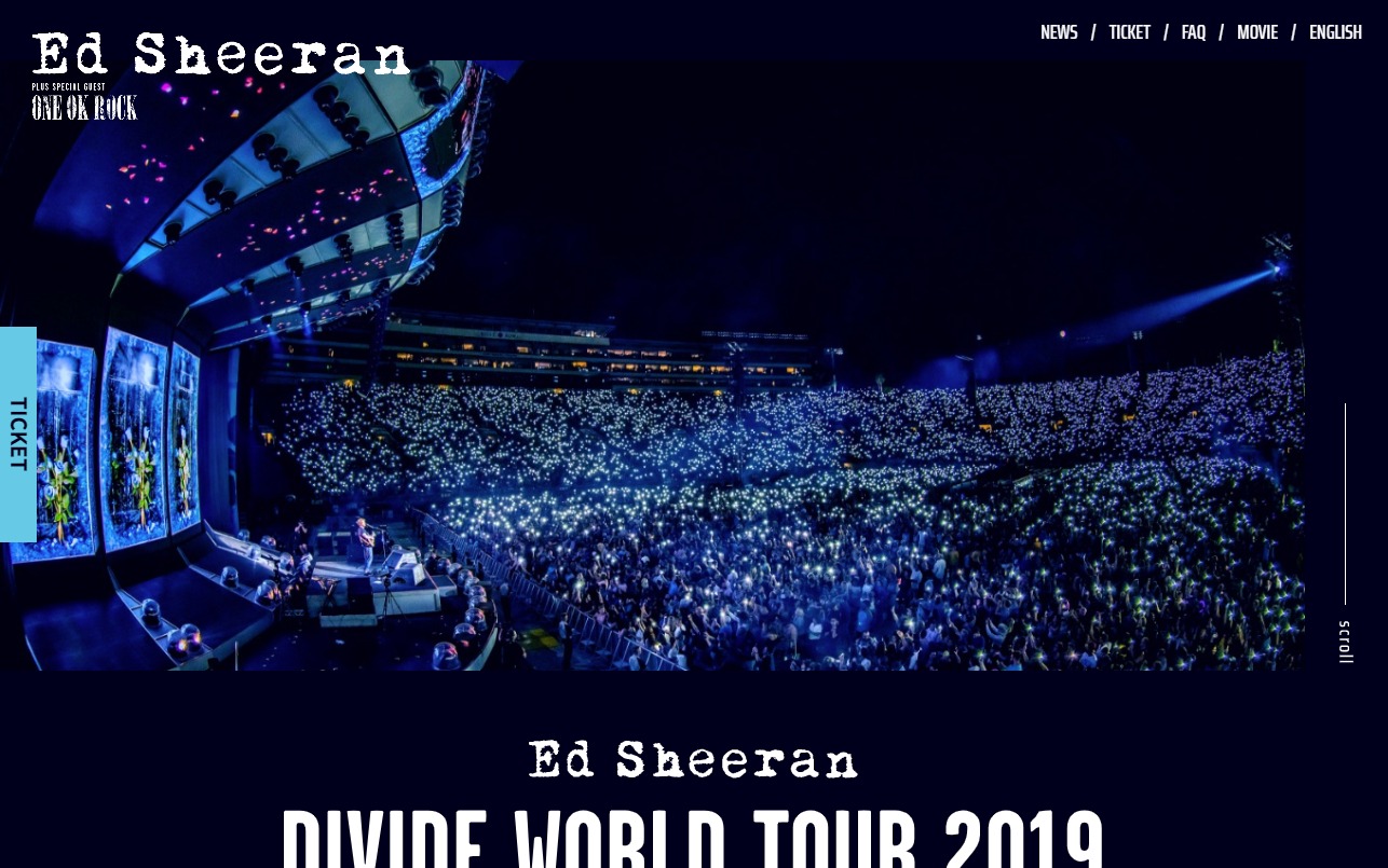 Ed Sheeran(エド・シーラン) DIVIDE WORLD TOUR 2019 日本公演