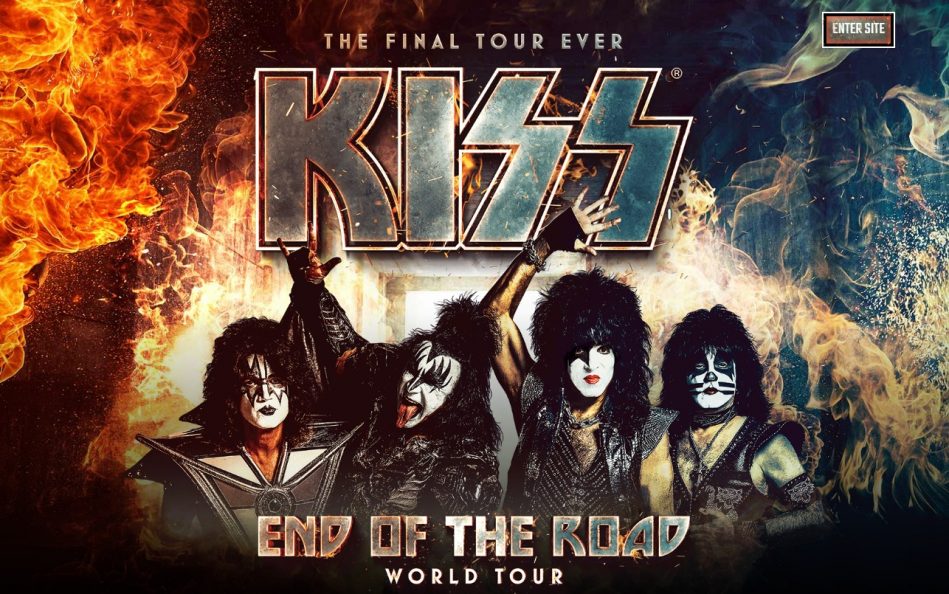 KISS Online :: The Final Tour Ever – Kiss End Of The Road World TourのWEBデザイン