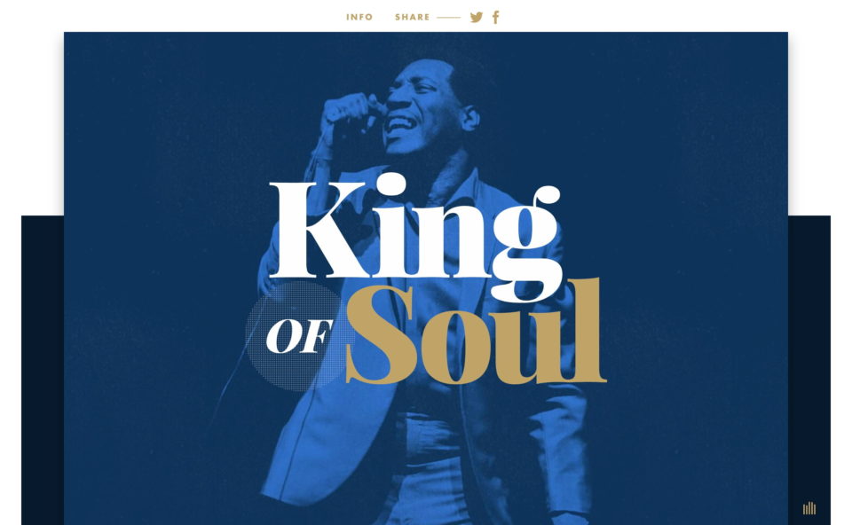 King of SoulのWEBデザイン