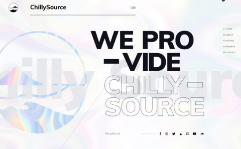 Chilly SourceのWEBデザイン