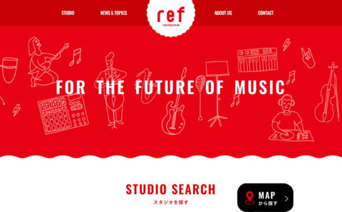 ref | レコーディング三者協議会 – Recording Forum.のWEBデザイン