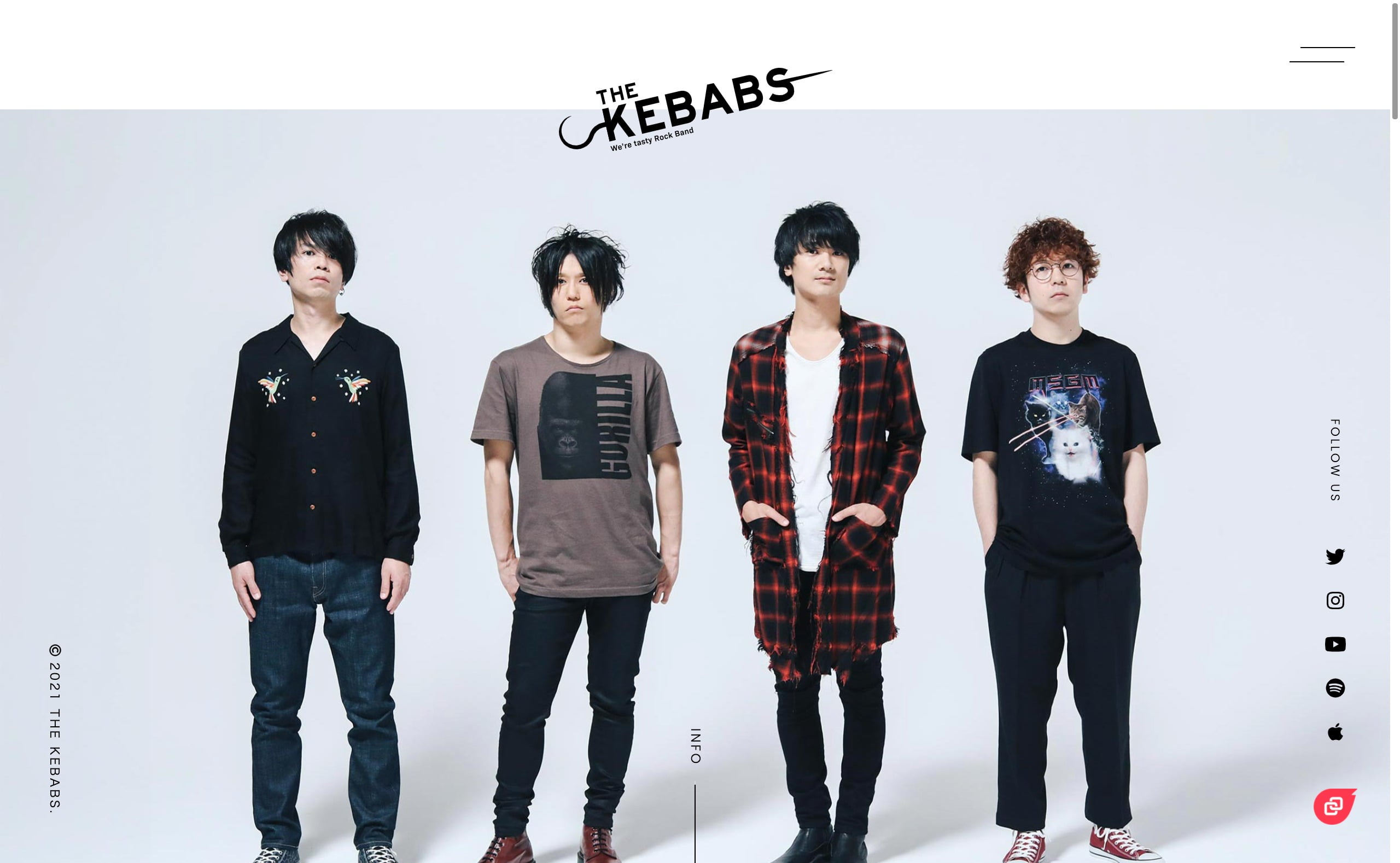 THE KEBABS | MUSIC WEB CLIPS - バンド・アーティスト・音楽