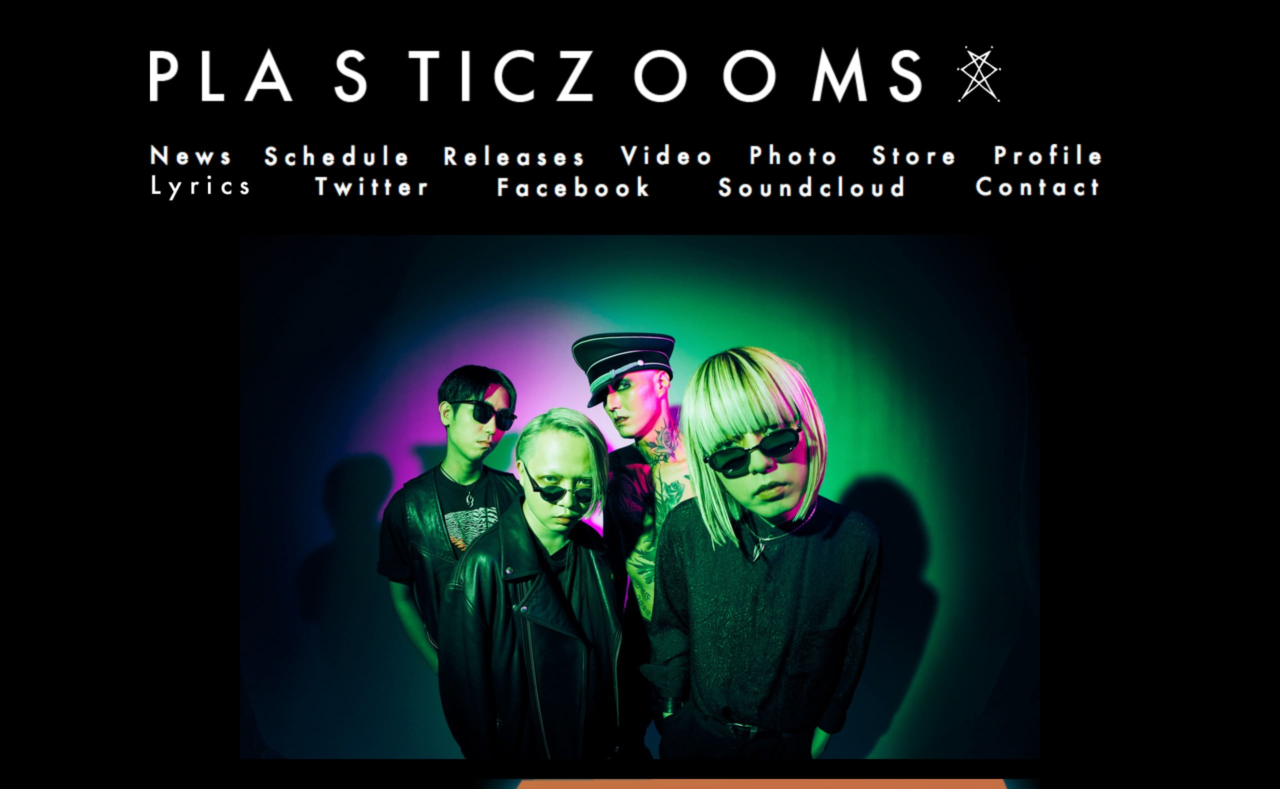 PLASTICZOOMS Official WebSite | MUSIC WEB CLIPS - バンド