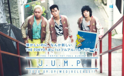 THE TOKYO 1st フルアルバム [J.U.M.P.] リリース特設サイトのWEBデザイン