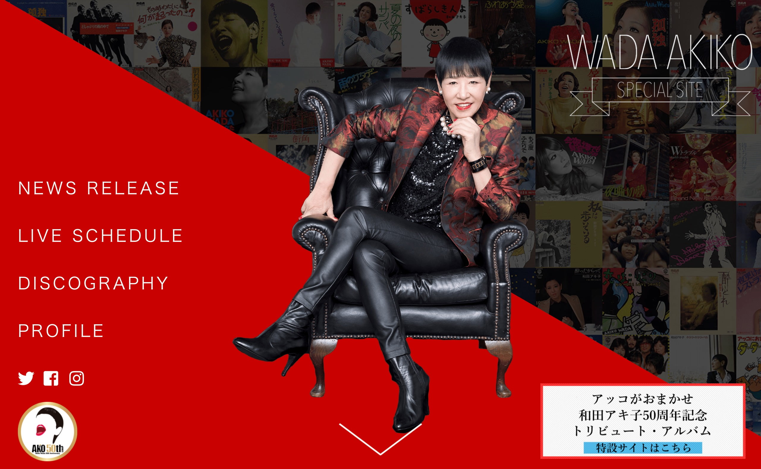 和田アキ子オフィシャルサイト | MUSIC WEB CLIPS - バンド