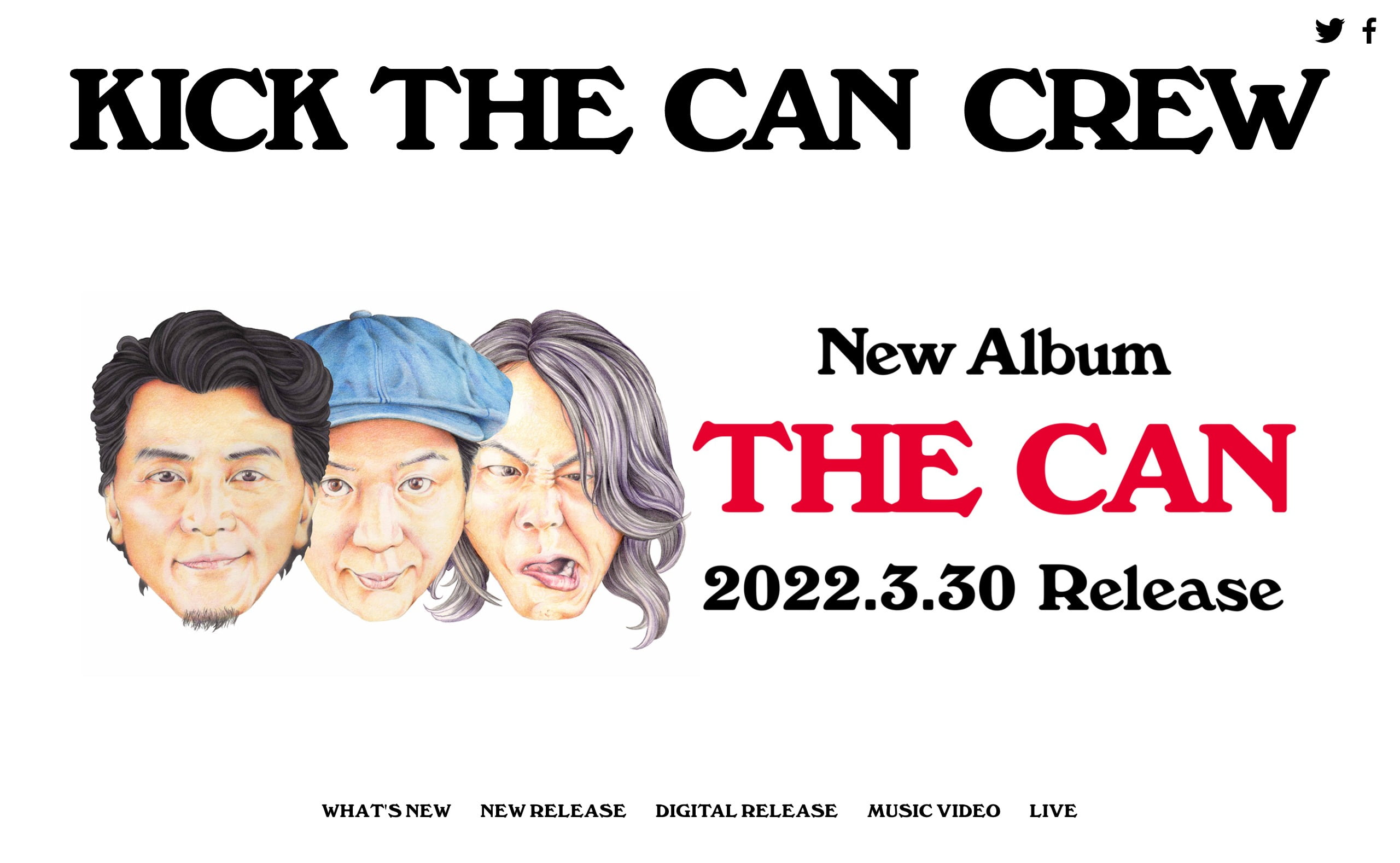 KICK THE CAN CREW|New Album「THE CAN」Special site MUSIC WEB CLIPS