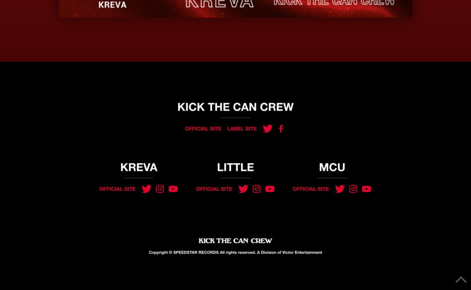 KICK THE CAN CREW｜New Album「THE CAN」Special siteのWEBデザイン