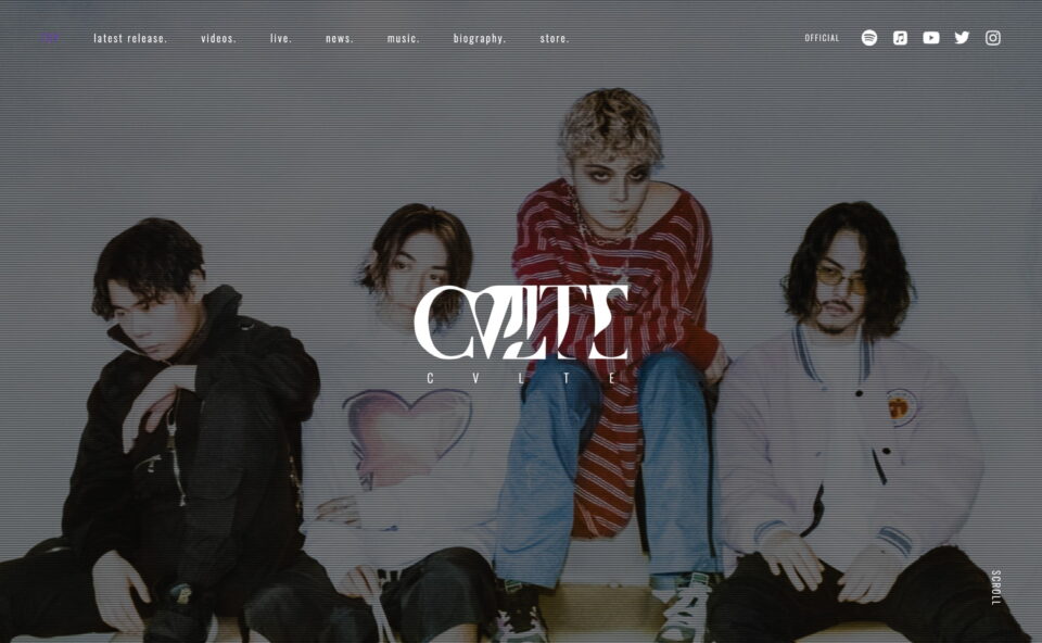 CVLTE Official SiteのWEBデザイン