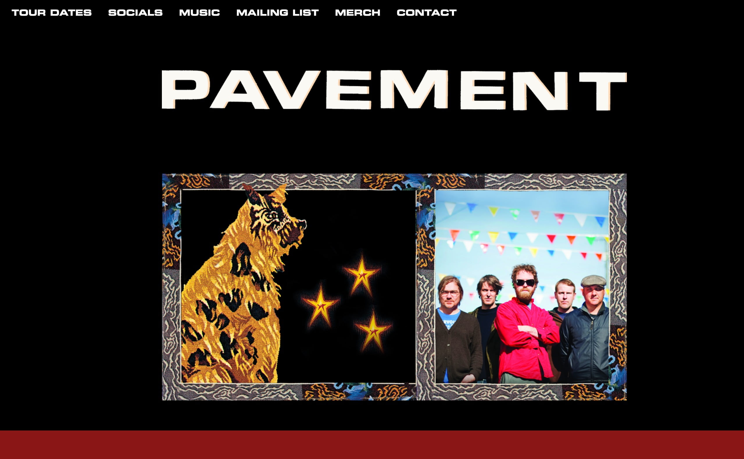 PAVEMENT THE BAND | MUSIC WEB CLIPS - バンド・アーティスト・音楽関連のWEBデザイン ギャラリーサイト