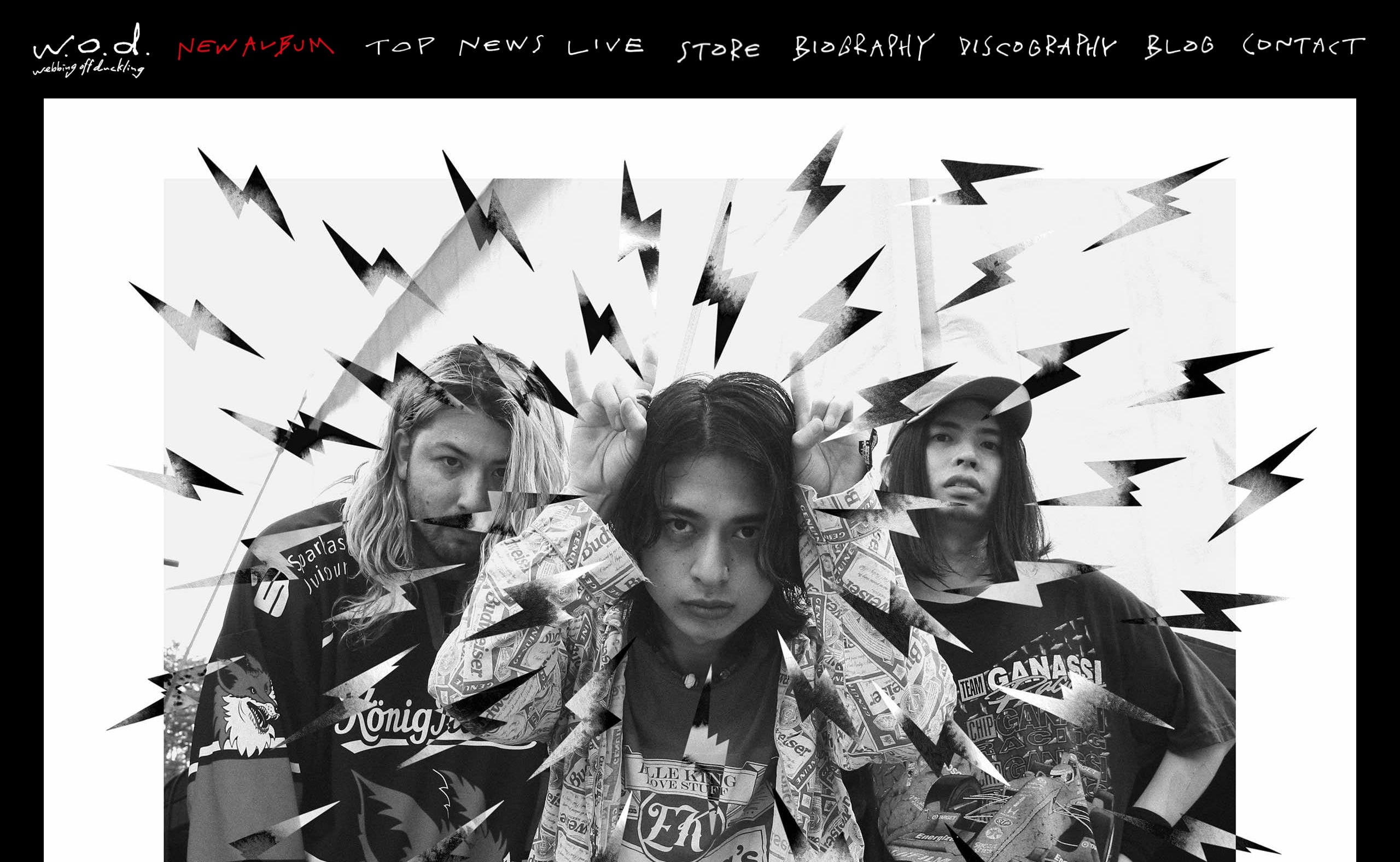 w.o.d. | MUSIC WEB CLIPS - バンド・アーティスト・音楽関連の
