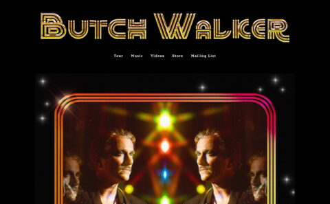 Butch WalkerのWEBデザイン