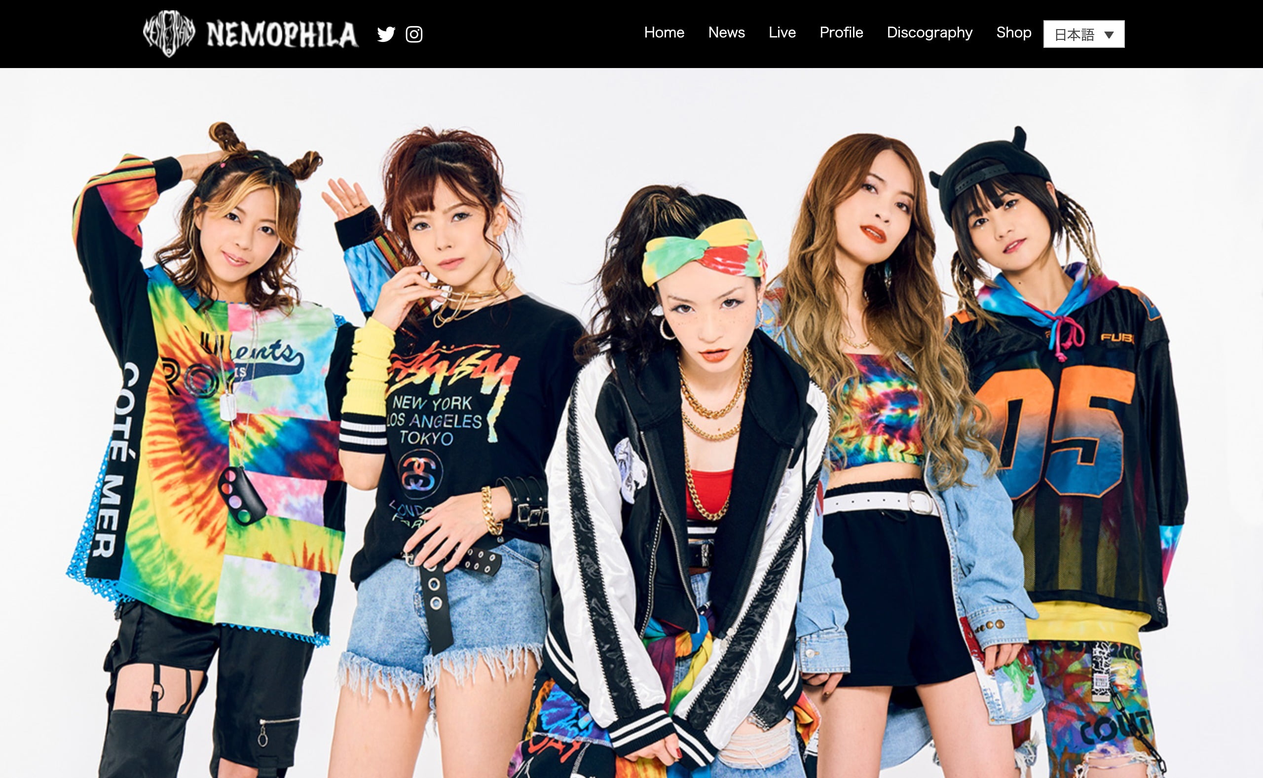NEMOPHILA Official Website | MUSIC WEB CLIPS - バンド