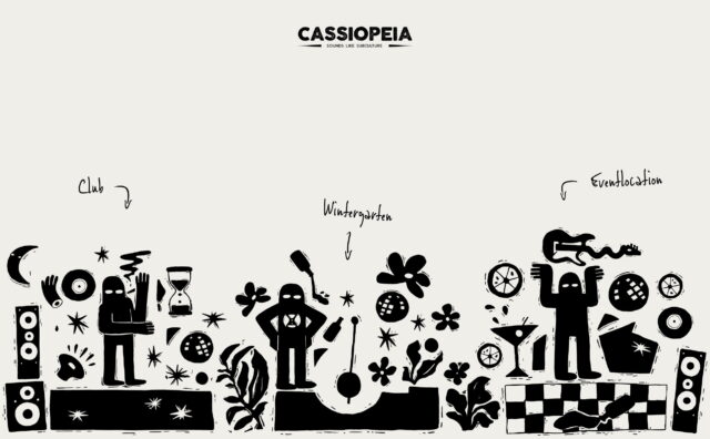 Cassiopeia Berlin – Sounds Like SubcultureのWEBデザイン