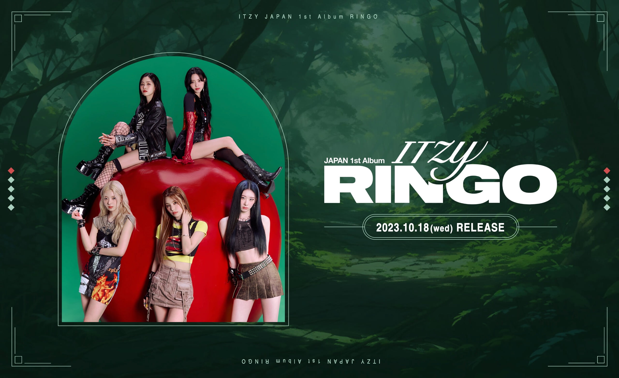 ITZY JAPAN 1st Album「RINGO」 | MUSIC WEB CLIPS - バンド