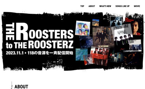 THE ROOSTERS to THE ROOSTERZ｜日本コロムビアのWEBデザイン