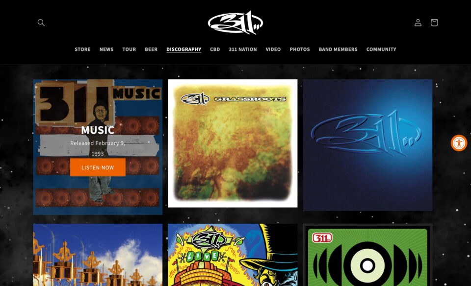 311 Official websiteのWEBデザイン