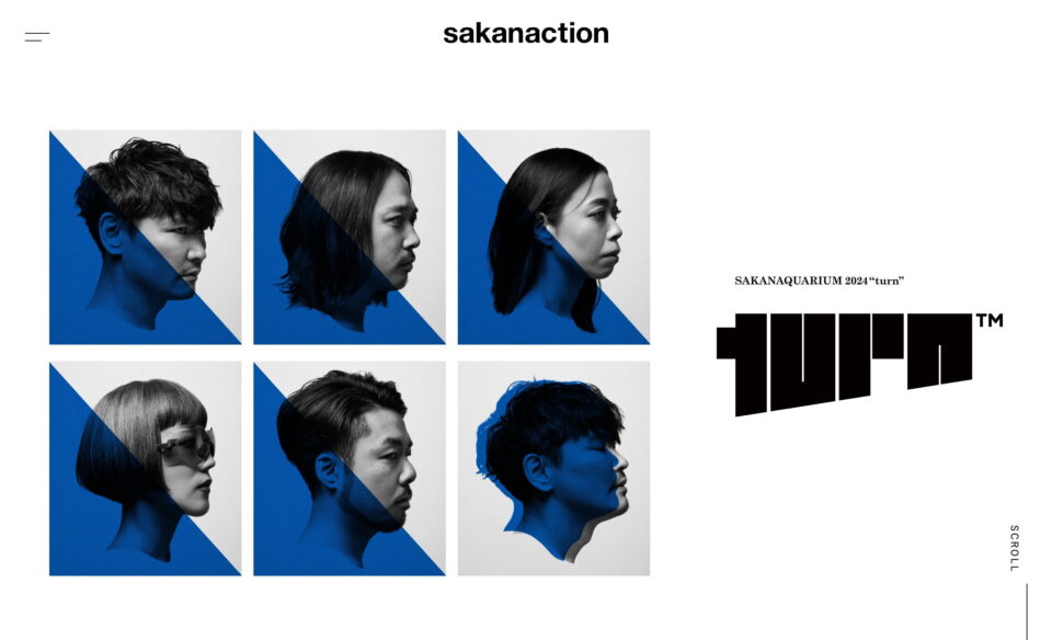 SAKANAQUARIUM 2024 “turn”｜sakanactionのWEBデザイン