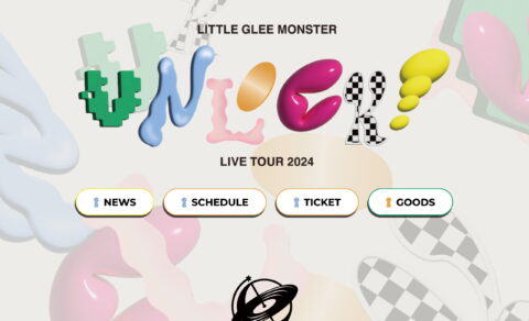 Little Glee Monster Live Tour 2024 “UNLOCK!” Special SiteのWEBデザイン