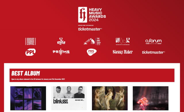 Heavy Music Awards 2024: VotingのWEBデザイン