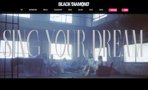 BLACK DIAMOND OFFICIAL FAN SITE | ブラックダイヤモンドオフィシャルサイト | ブラックダイヤモンド、総フォロワー数950万人OVERなGLOBAL UNIT 個性で世界を魅了する、ユニバースなアーティストが誕生のWEBデザイン