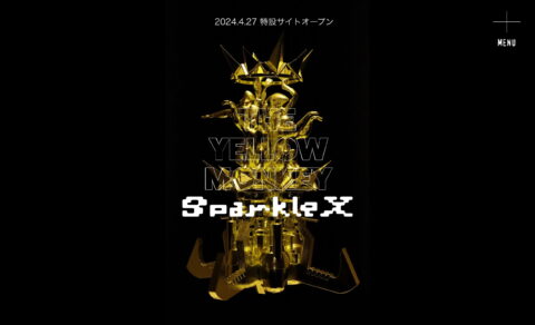THE YELLOW MONKEY | 10th Album「Sparkle X」のWEBデザイン
