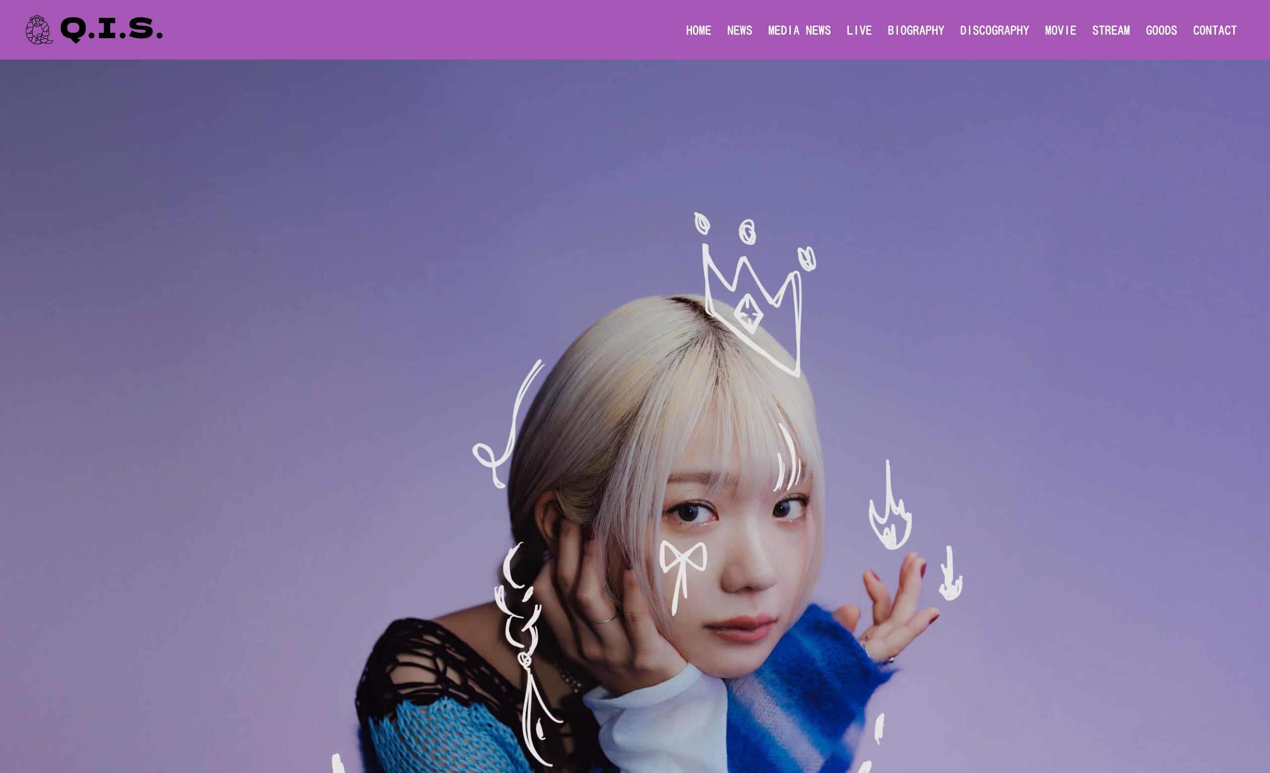 Q.I.S.（北澤ゆうほ）オフィシャルウェブサイト | MUSIC WEB CLIPS