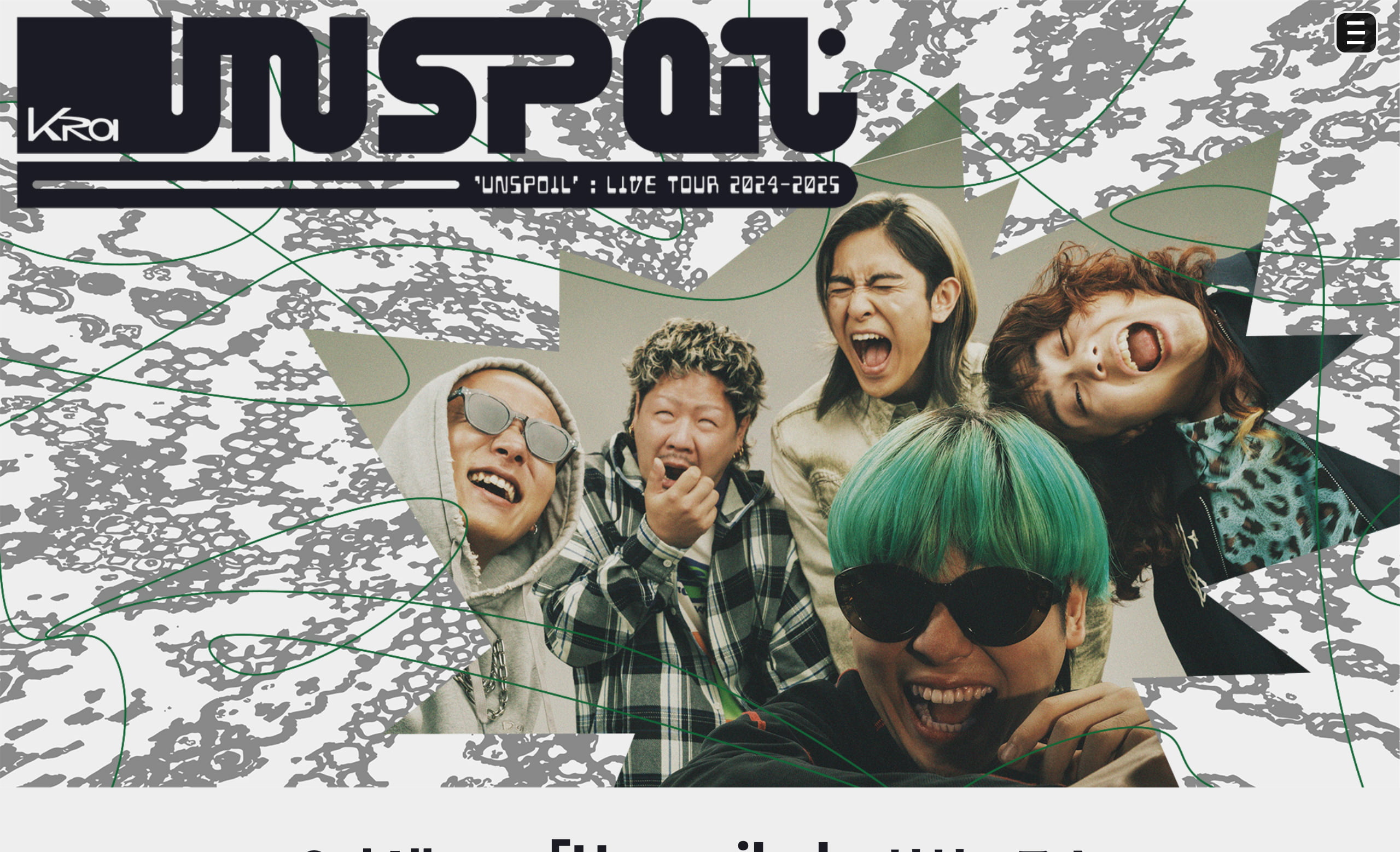UNSPOIL Kroi live tour 2024 ピンバッジ 関将典サイン UNSPOIL Kroi live tour 2024 ピンバッジ