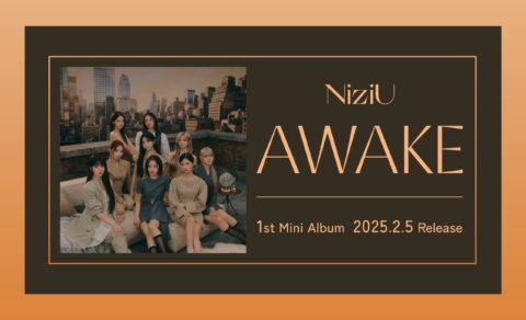 NiziU Mini Album 『AWAKE』 SPECIAL SITEのWEBデザイン