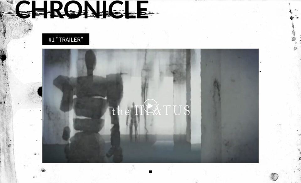 the HIATUS – 10th Anniversary WebsiteのWEBデザイン