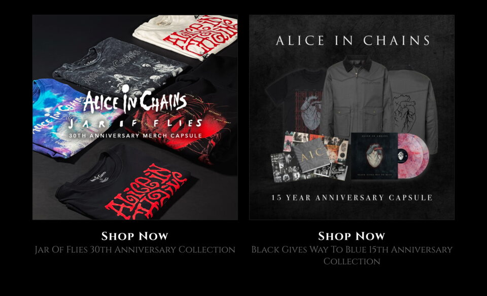 Alice In Chains | Official WebsiteのWEBデザイン