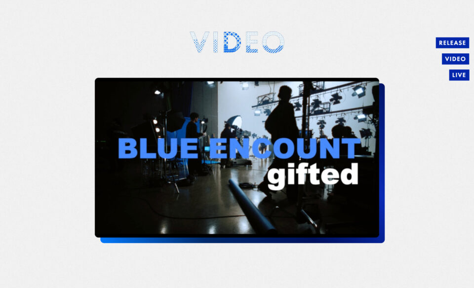 BLUE ENCOUNT 20th anniversaryのWEBデザイン