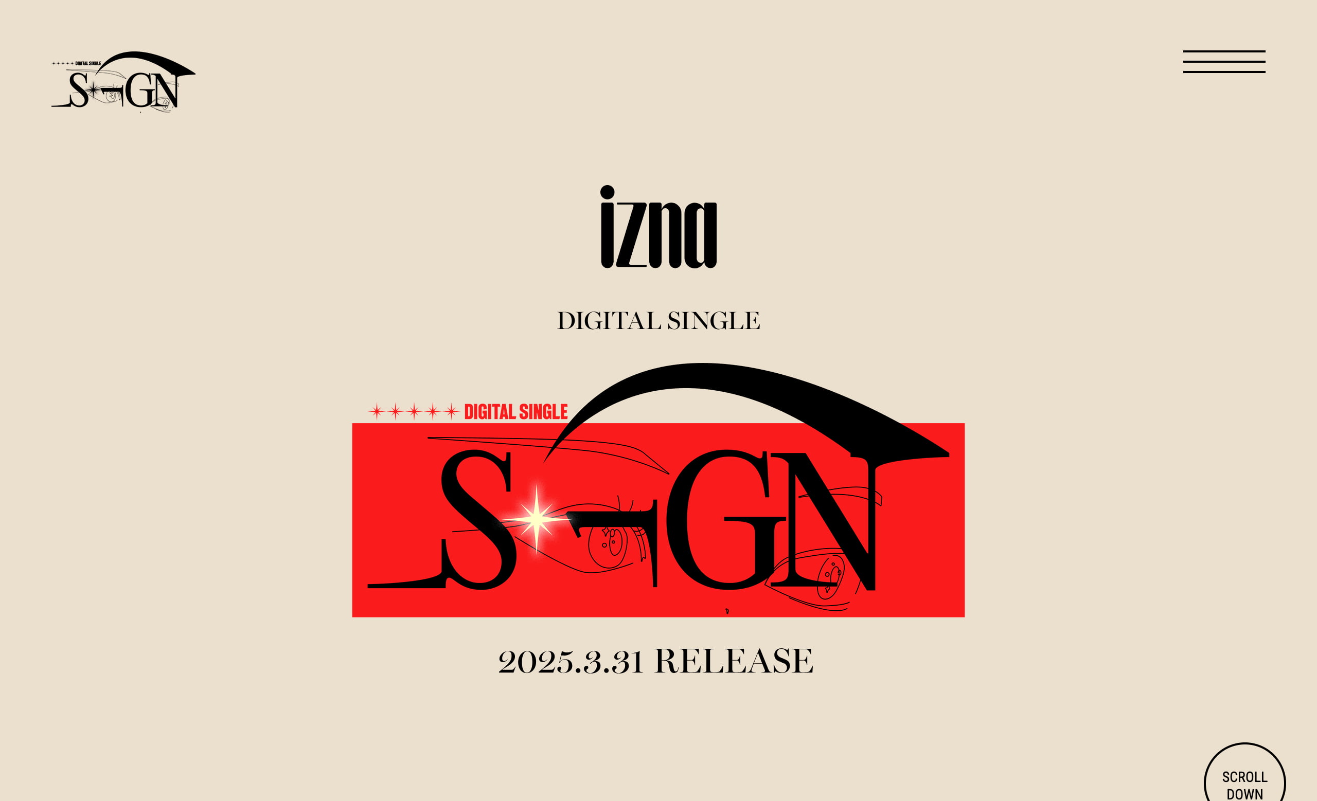 izna | SIGN | MUSIC WEB CLIPS - バンド・アーティスト・音楽関連の
