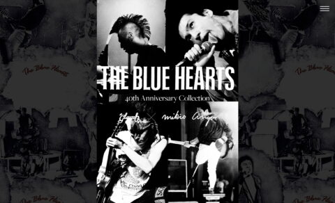 THE BLUE HEARTS 40th Anniversary Collection | グラム公式通販 – glamb Online StoreのWEBデザイン
