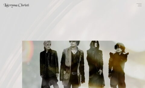 La’cryma Christi OFFICIAL Web SiteのWEBデザイン