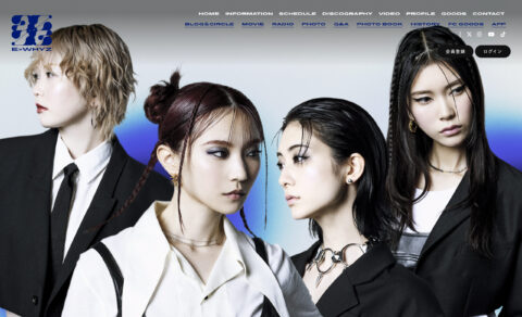ExWHYZ｜ExWHYZ official fanclub“xYZ”のWEBデザイン