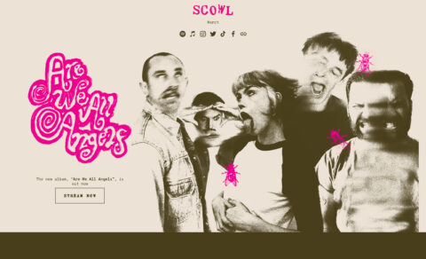 ScowlのWEBデザイン