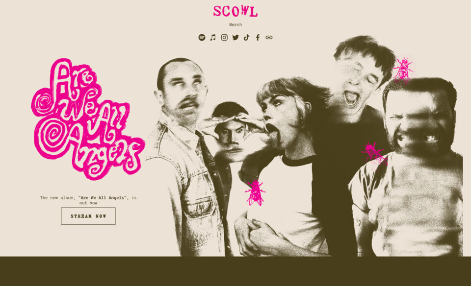 ScowlのWEBデザイン