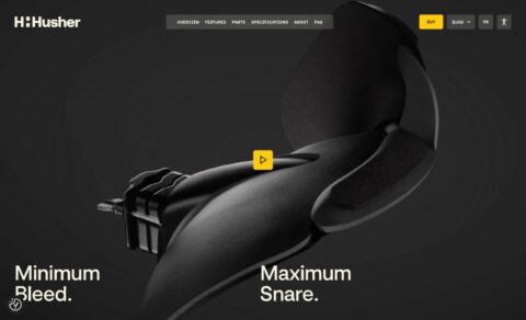 HHHusherのWEBデザイン