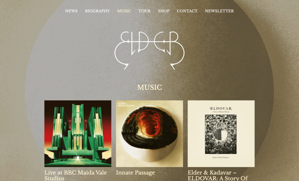 Home | ELDERのWEBデザイン