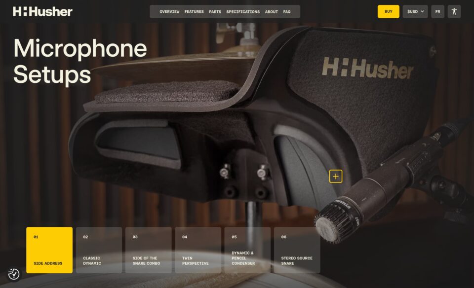 HHHusherのWEBデザイン